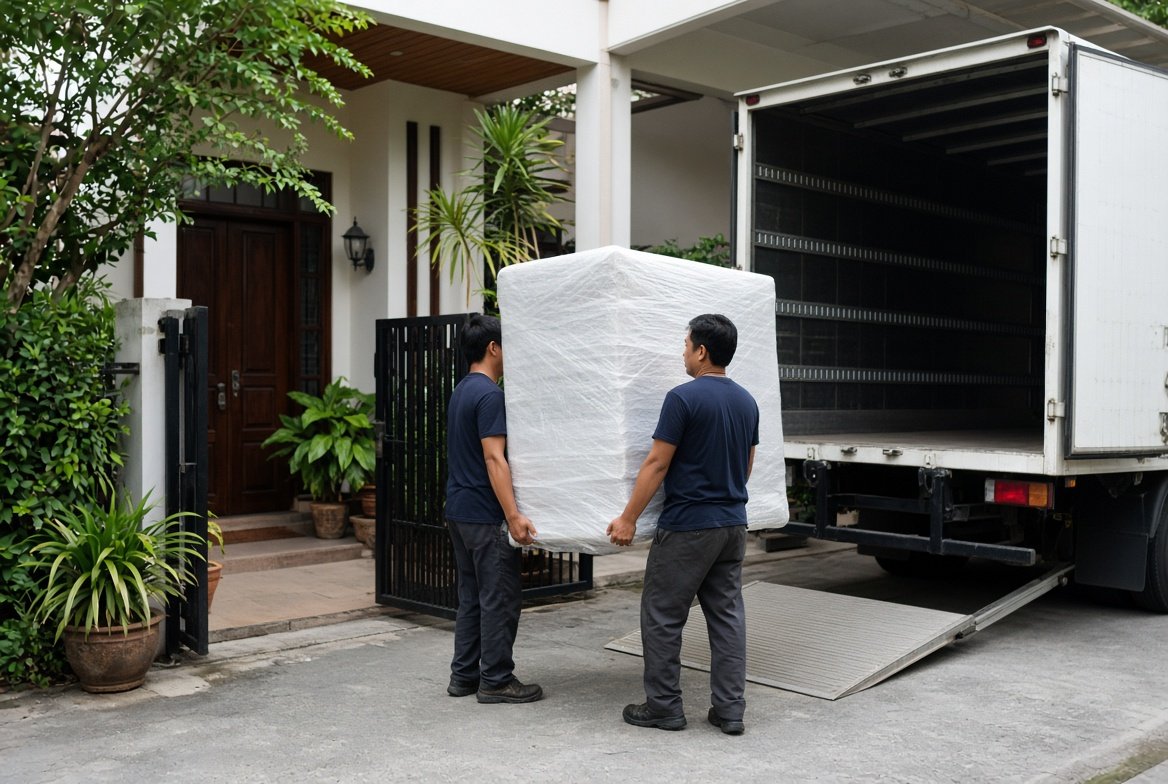 Singapore landed house move