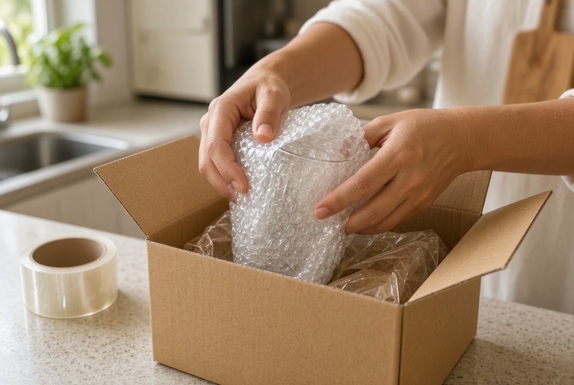Packing service in a Singapore home